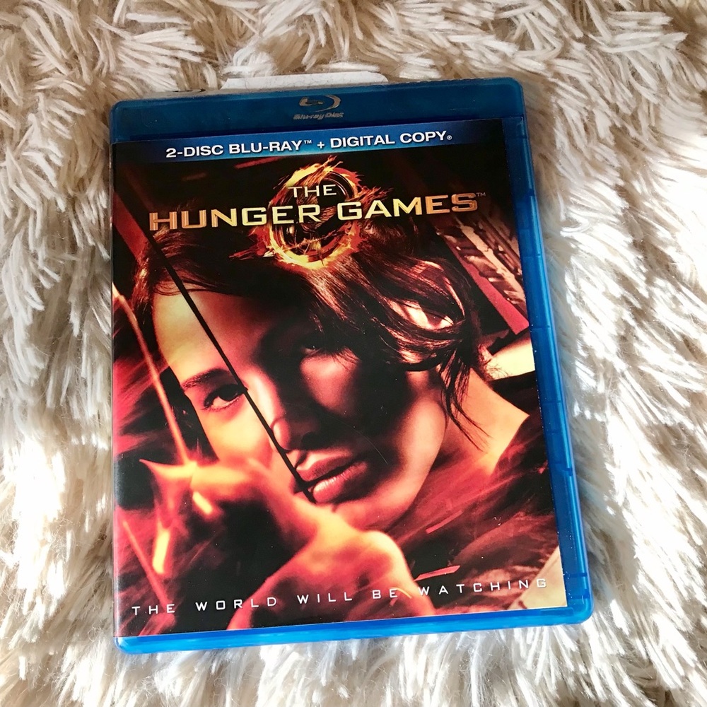 2/$10 HUNGER GAMES Blu Ray & DVD Set Movie Discs & Original Case